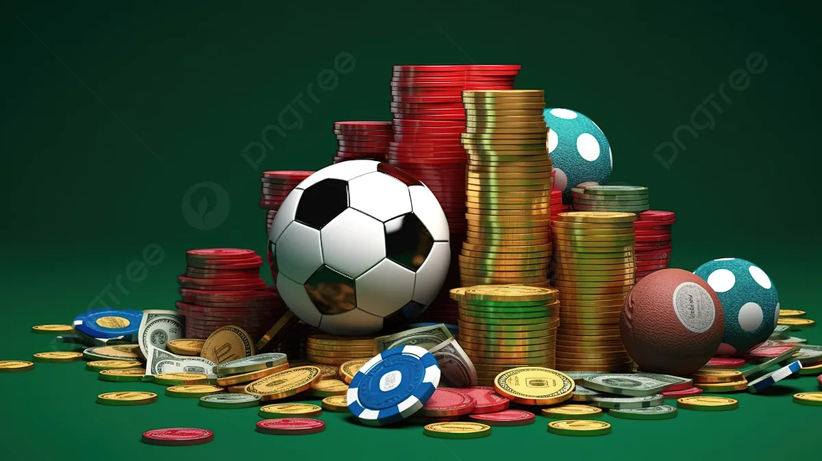 Tampilan olahraga digital dengan suasana pertandingan kompetitif